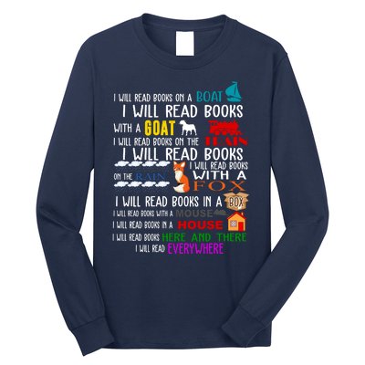 I Will Read Books Everywhere Long Sleeve Shirt