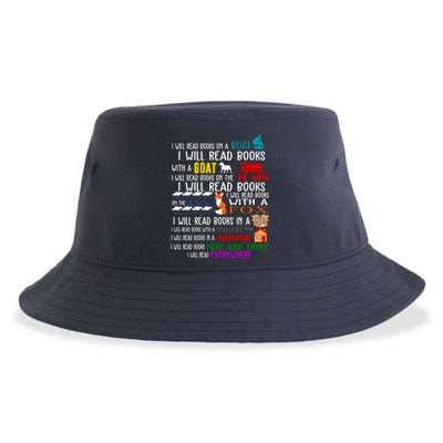 I Will Read Books Everywhere Sustainable Bucket Hat