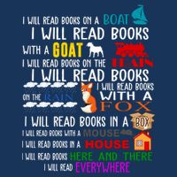 I Will Read Books Everywhere 7-Panel Snapback Hat