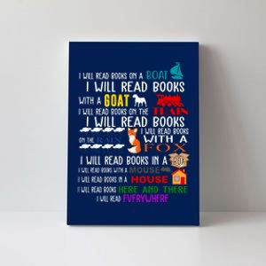 I Will Read Books Everywhere Canvas