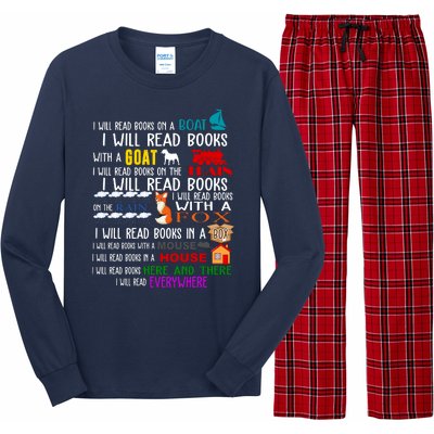 I Will Read Books Everywhere Long Sleeve Pajama Set