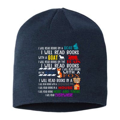 I Will Read Books Everywhere Sustainable Beanie