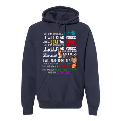 I Will Read Books Everywhere Premium Hoodie