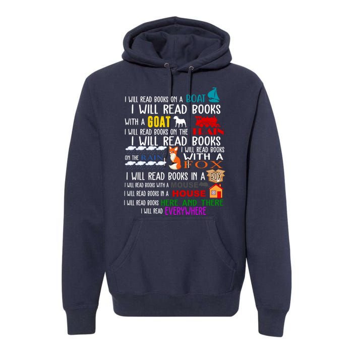 I Will Read Books Everywhere Premium Hoodie