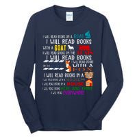 I Will Read Books Everywhere Tall Long Sleeve T-Shirt