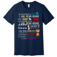 I Will Read Books Everywhere Premium T-Shirt