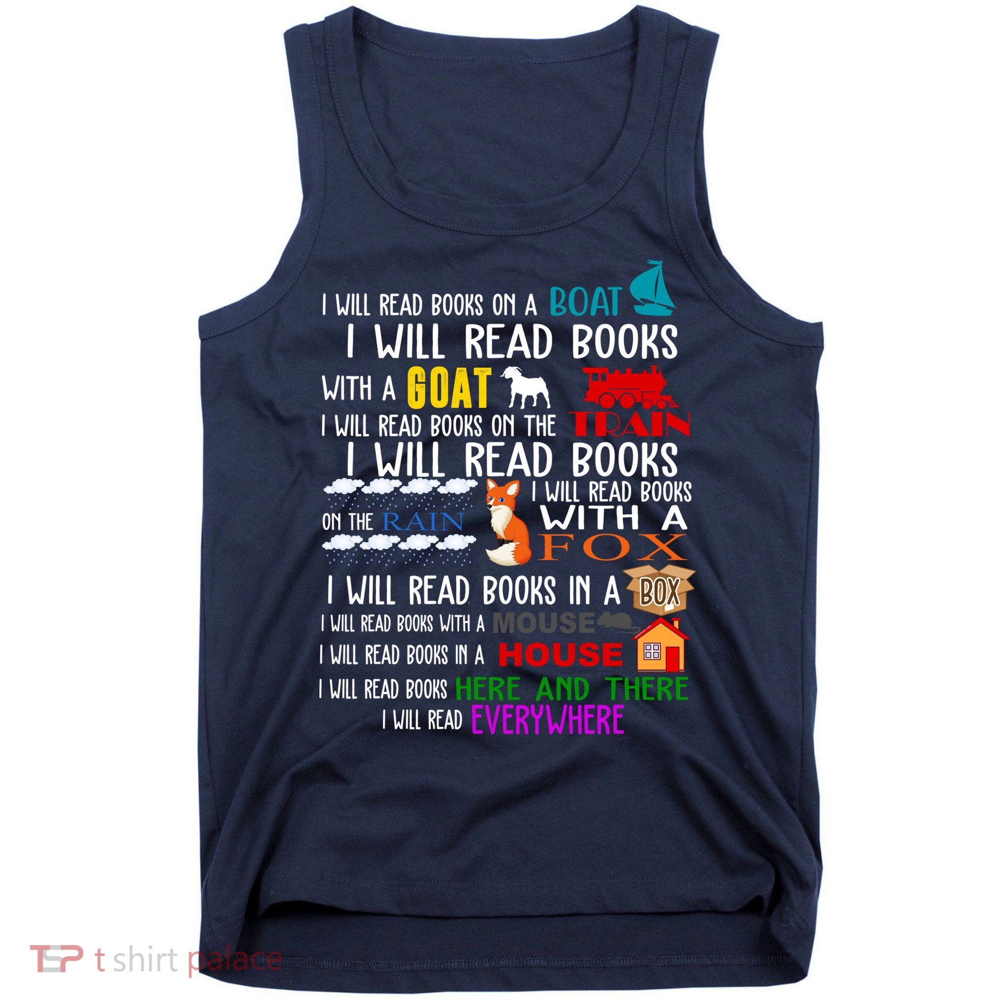 I Will Read Books Everywhere Tank Top