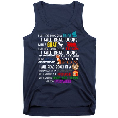 I Will Read Books Everywhere Tank Top