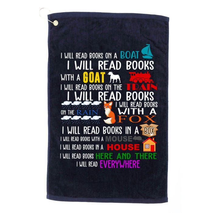 I Will Read Books Everywhere Golf Towel