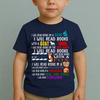 I Will Read Books Everywhere Toddler T-Shirt