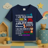I Will Read Books Everywhere Toddler T-Shirt