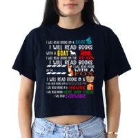 I Will Read Books Everywhere Crop Top