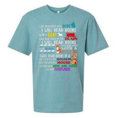 I Will Read Books Everywhere Sueded Cloud Jersey T-Shirt