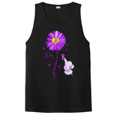 I Will Remember For You Elephant Alzheimers Awareness PosiCharge Competitor Tank