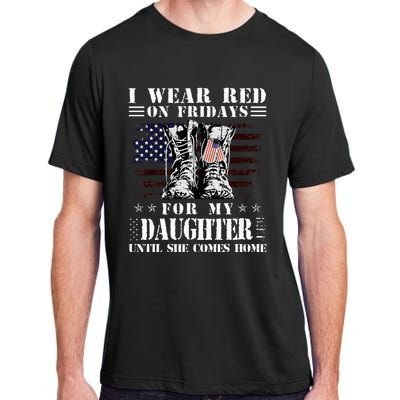 I Wear Red On Fridays For My Daughter Until She Comes Home Adult ChromaSoft Performance T-Shirt