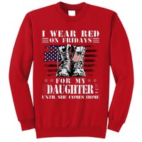 I Wear Red On Fridays For My Daughter Until She Comes Home Sweatshirt