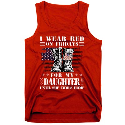 I Wear Red On Fridays For My Daughter Until She Comes Home Tank Top