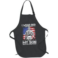 I Wear Red On Fridays For My Son Until He Comes Home Red White And Blue Apron