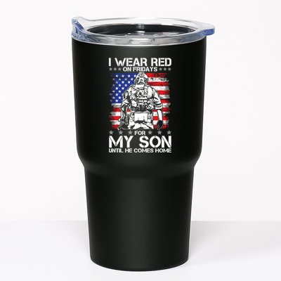 I Wear Red On Fridays For My Son Until He Comes Home Red White And Blue Tumbler