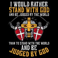 I Would Rather Stand With God Jesus Christian Magnet