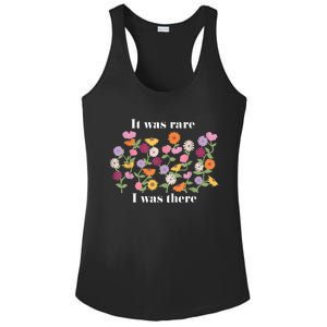 It Was Rare Funny I Was There For Women Ladies PosiCharge Competitor Racerback Tank