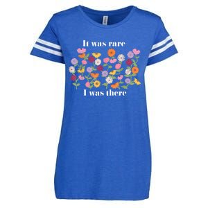 It Was Rare Funny I Was There For Women Enza Ladies Jersey Football T-Shirt