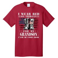 I Wear Red On Fridays For My GRANDSON Until He Comes Home Tall T-Shirt