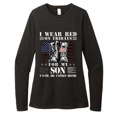 I Wear Red On Fridays For My SON Until He Comes Home Womens CVC Long Sleeve Shirt