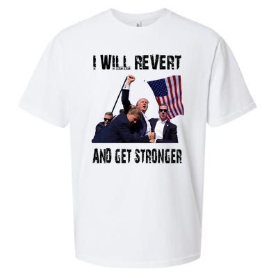 I Will Revert And Get Stronger Trump Lovers Gift Sueded Cloud Jersey T-Shirt