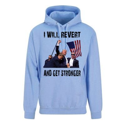 I Will Revert And Get Stronger Trump Lovers Gift Unisex Surf Hoodie