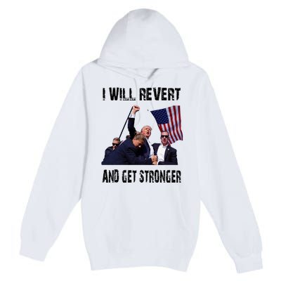 I Will Revert And Get Stronger Trump Lovers Gift Premium Pullover Hoodie