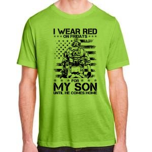 I Wear Red On Fridays For My Son Until He Comes Home Adult ChromaSoft Performance T-Shirt