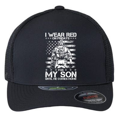 I Wear Red On Fridays For My Son Until He Comes Home Flexfit Unipanel Trucker Cap