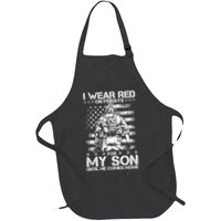 I Wear Red On Fridays For My Son Until He Comes Home Apron