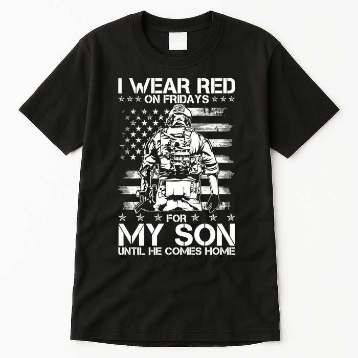 I Wear Red On Fridays For My Son Until He Comes Home Tall T-Shirt