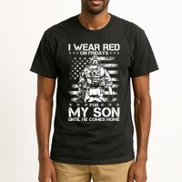 I Wear Red On Fridays For My Son Until He Comes Home Tall T-Shirt