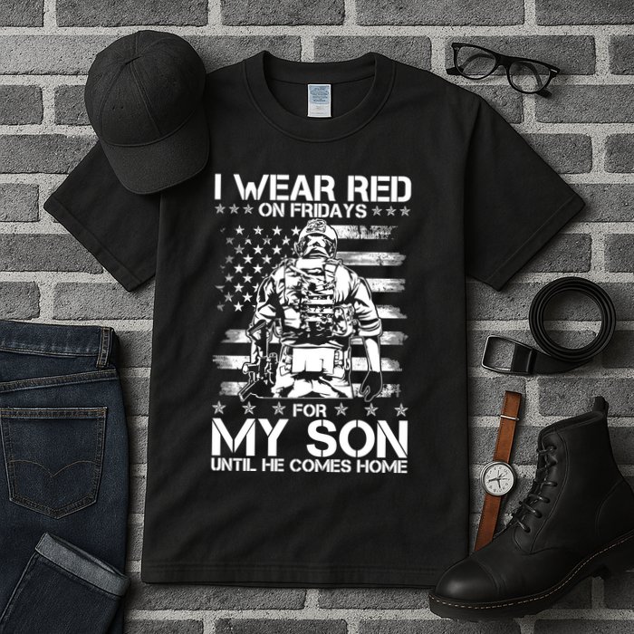 I Wear Red On Fridays For My Son Until He Comes Home Tall T-Shirt
