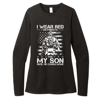 I Wear Red On Fridays For My Son Until He Comes Home Womens CVC Long Sleeve Shirt