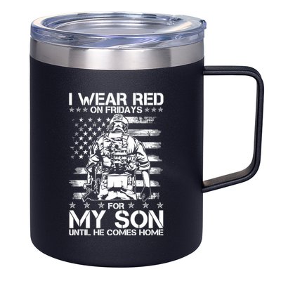 I Wear Red On Fridays For My Son Until He Comes Home 12oz Stainless Steel Coffee Mug