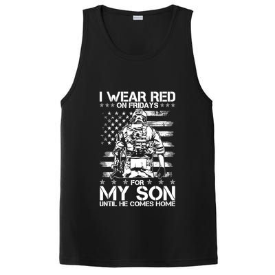 I Wear Red On Fridays For My Son Until He Comes Home PosiCharge Competitor Tank