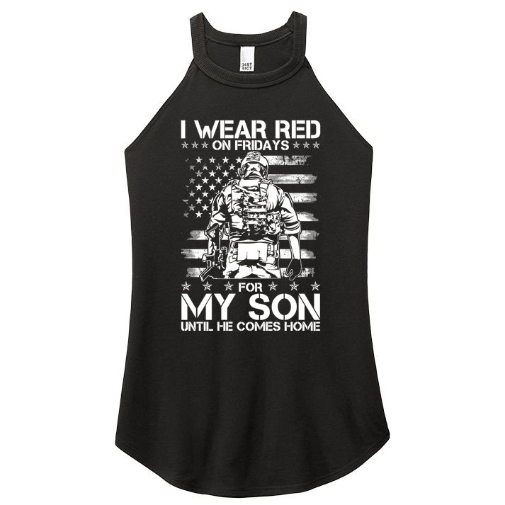 I Wear Red On Fridays For My Son Until He Comes Home Women's Perfect Tri Rocker Tank