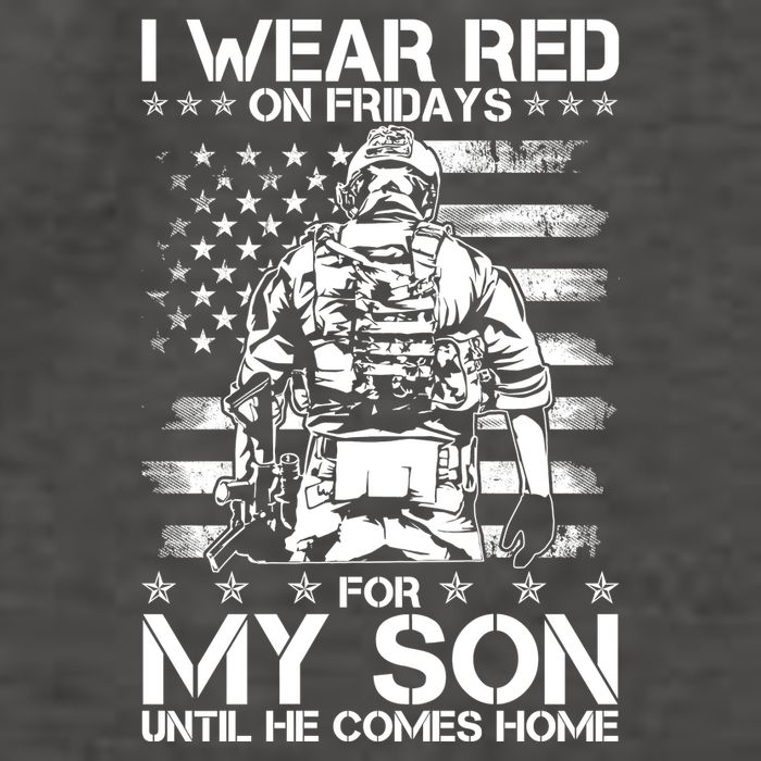 I Wear Red On Fridays For My Son Until He Comes Home Vector Backpack