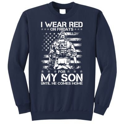 I Wear Red On Fridays For My Son Until He Comes Home Sweatshirt