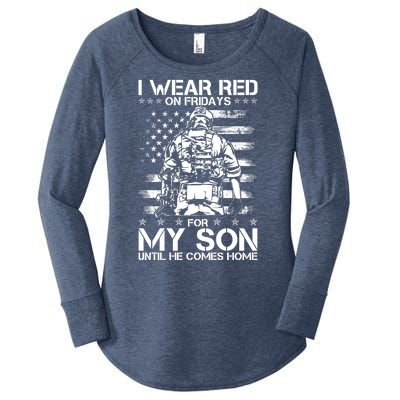 I Wear Red On Fridays For My Son Until He Comes Home Women's Perfect Tri Tunic Long Sleeve Shirt