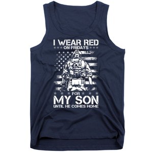 I Wear Red On Fridays For My Son Until He Comes Home Tank Top