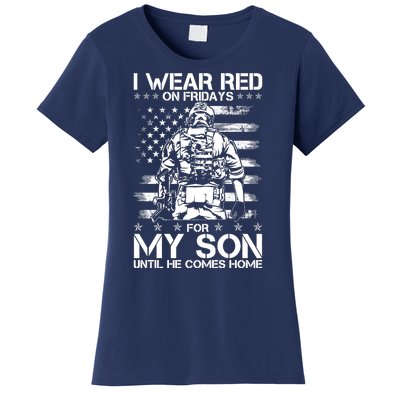 I Wear Red On Fridays For My Son Until He Comes Home Women's T-Shirt