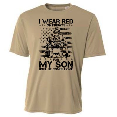 I Wear Red On Fridays For My Son Until He Comes Home Cooling Performance Crew T-Shirt