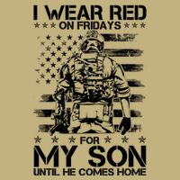 I Wear Red On Fridays For My Son Until He Comes Home Long Sleeve Shirt