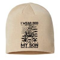 I Wear Red On Fridays For My Son Until He Comes Home Sustainable Beanie