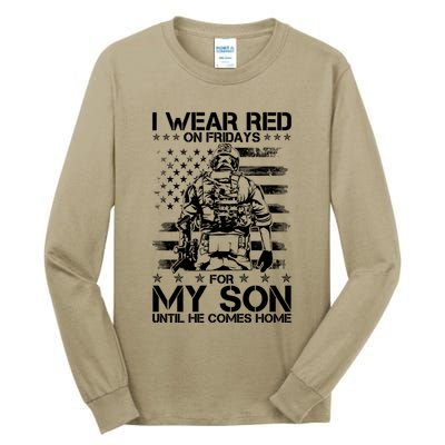 I Wear Red On Fridays For My Son Until He Comes Home Tall Long Sleeve T-Shirt